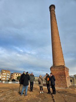 Final del derribo de las edificaciones de la antigua fábrica de Envases Metálicos Moreno