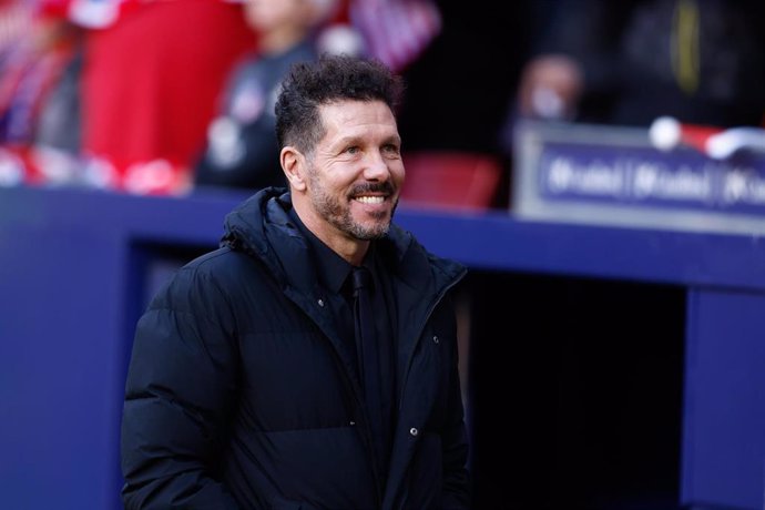 Diego Pablo Simeone, entrenador del Atlético de Madrid.