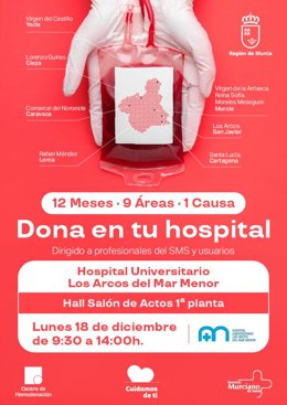 La iniciativa, con el lema 'Este año, te necesitamos más que nunca. Ven a donar, comparte la vida'