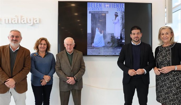 Presentación del Belén Viviente de Almayate, que se podrá visitar los días 29 y 30 de diciembre en esta población veleña.