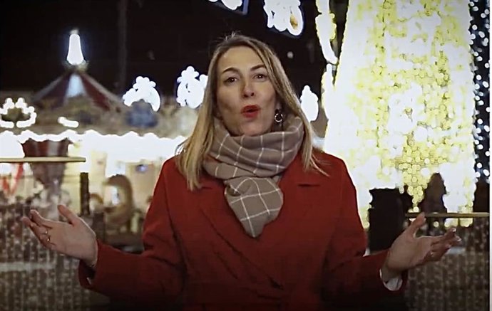 La presidenta de la Junta de Extremadura, María Guardiola, felicita la Navidad en un mensaje a través de sus redes sociales