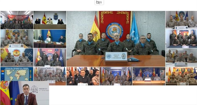 Sánchez felicita el Nadal als militars a l'exterior destacant-ne el compromís i l'abnegació amb Espanya