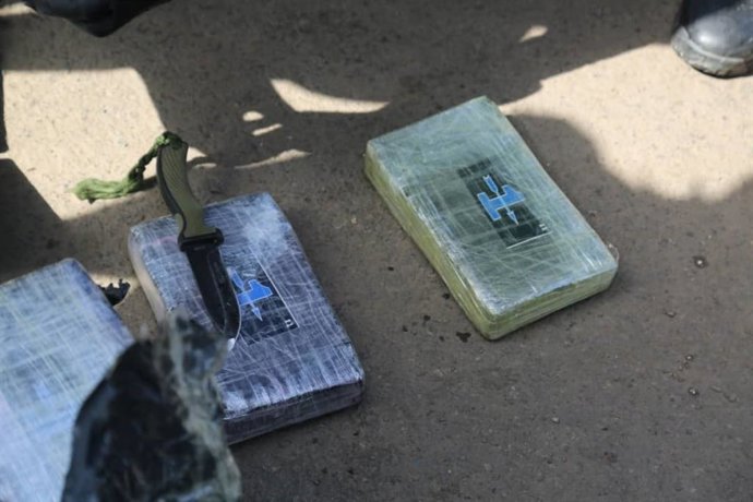 Material incautado en una operación antidrogas con cinco españoles detenidos