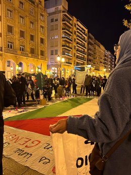 Concentración 'STOP genocidio' en Gaza