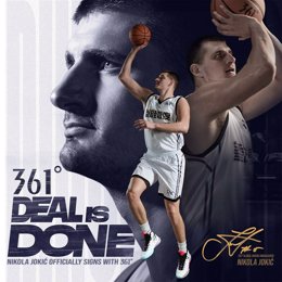 Nikola Jokic has officially signed a signature shoe deal with performance footwear brand 361 and will assume the role of Global Brand Ambassador.