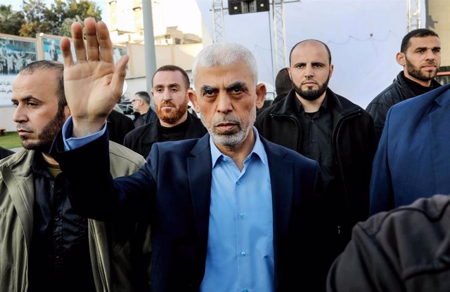 Archivo - El líder del Movimiento de Resistencia Islámica (Hamás) en la Franja de Gaza, Yahya Sinwar