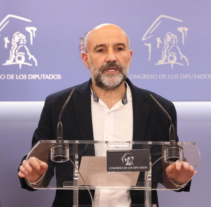 Archivo - El diputado del BNG en el Congreso Néstor Rego