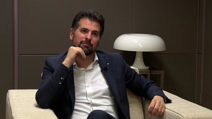El secretario autonómico del PSOE, Luis Tudanca, en una entrevista a Europa Press