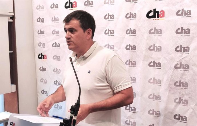 Archivo - El presidente de CHA, Joaquín Palacín.