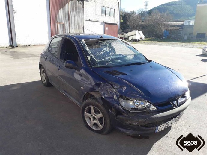 Vehículo accidentado