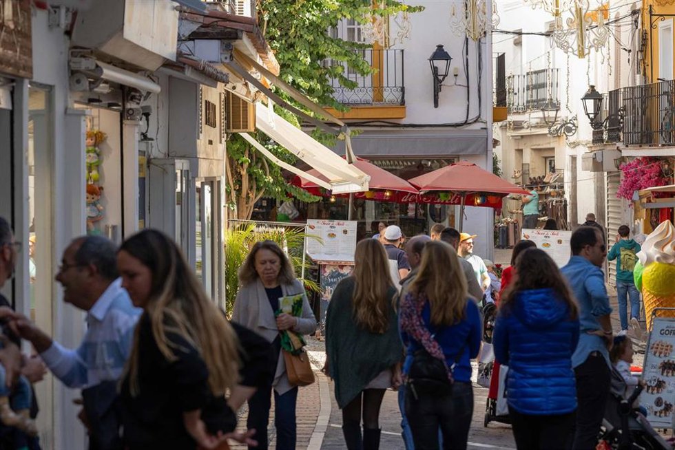 Turistas en Marbella