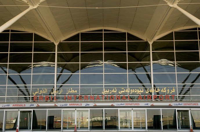 Archivo - Aeropuerto Internacional de Erbil, en el Kurdistán iraquí
