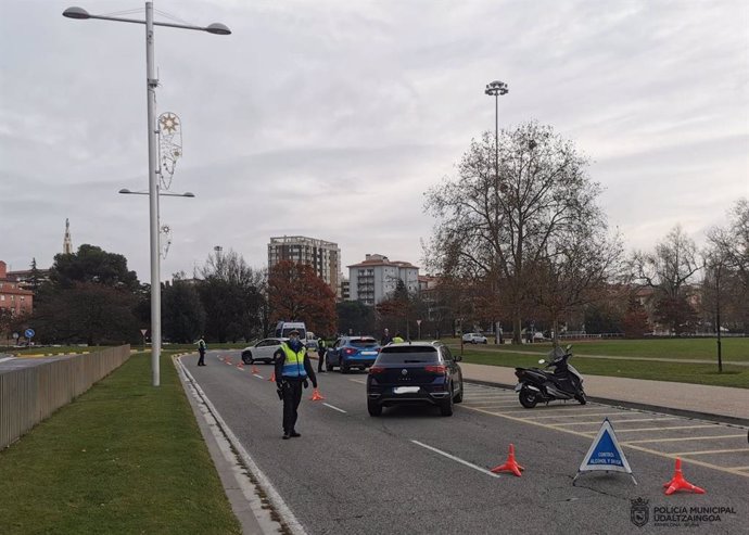 Imagen de un control de Policía Municipal