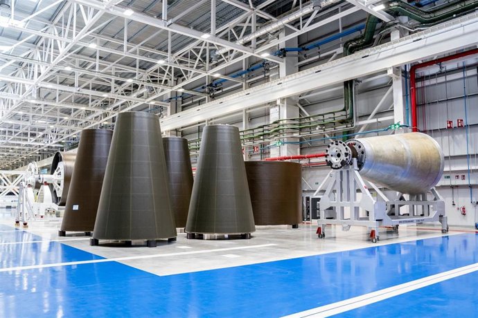 Archivo - Interior de una planta industrial