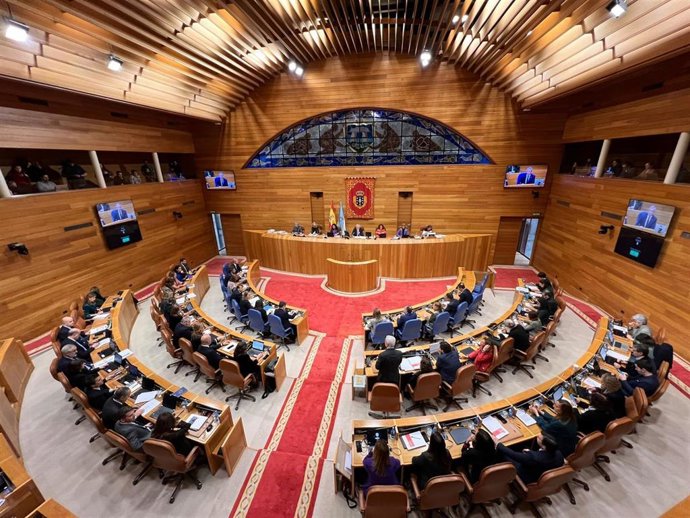 Último pleno de la legislatura de la XI Legislatura del Parlamento de Galicia