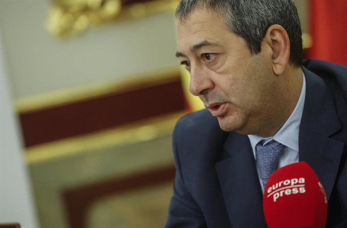 El vicepresidente primero y conseller de Cultura y Deporte de la Generalitat Valenciana, Vicente Barrera, durante una entrevista para Europa Press. 
