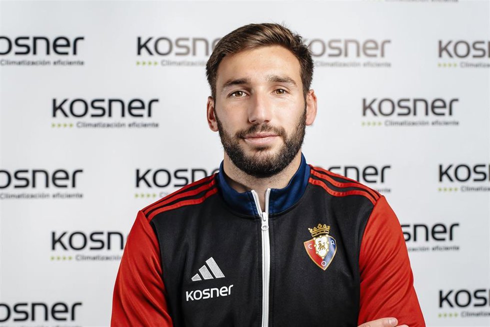 El centrocampista de Osasuna Javier Moncayola
