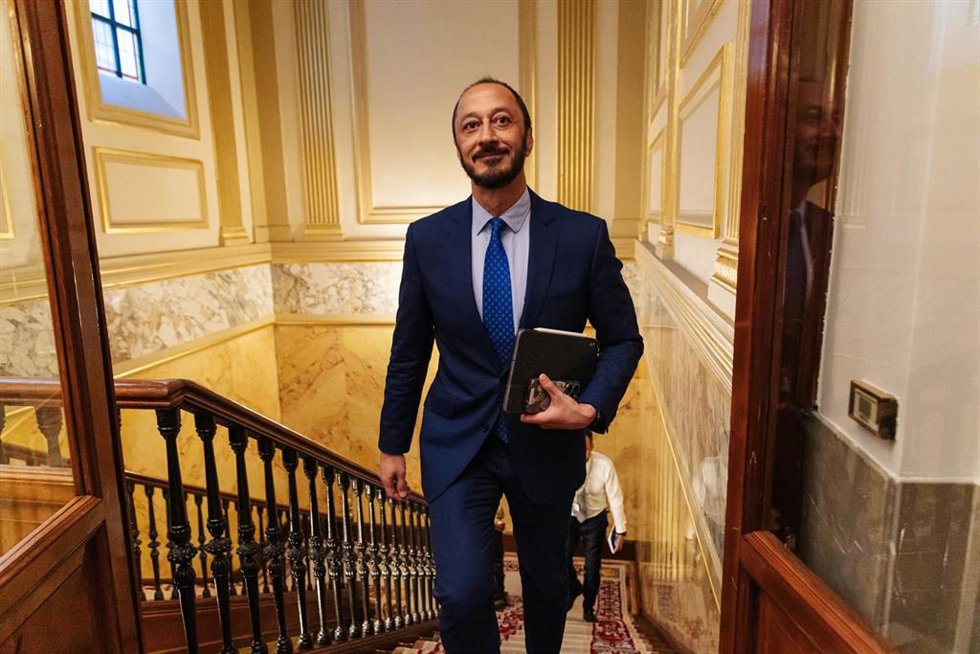 El vicepresidente del Congreso, Alfonso Rodríguez Gómez de Celis, en el Congreso de los Diputados, a 19 de diciembre de 2023, en Madrid (España).