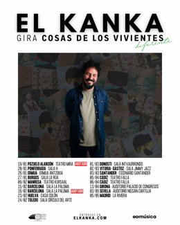 Cartel de la gira de El Kanka.