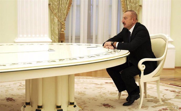 Archivo - Ilham Aliyev, presidente de Azerbaiyán