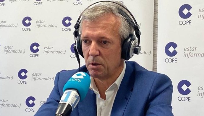 Alfonso Rueda en la Cadena Cope.