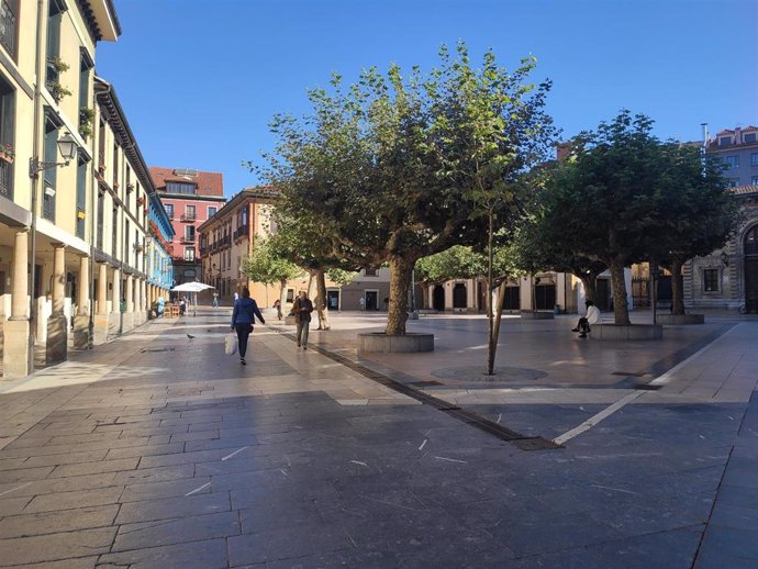 Archivo - Zona de El Fontán, en Oviedo