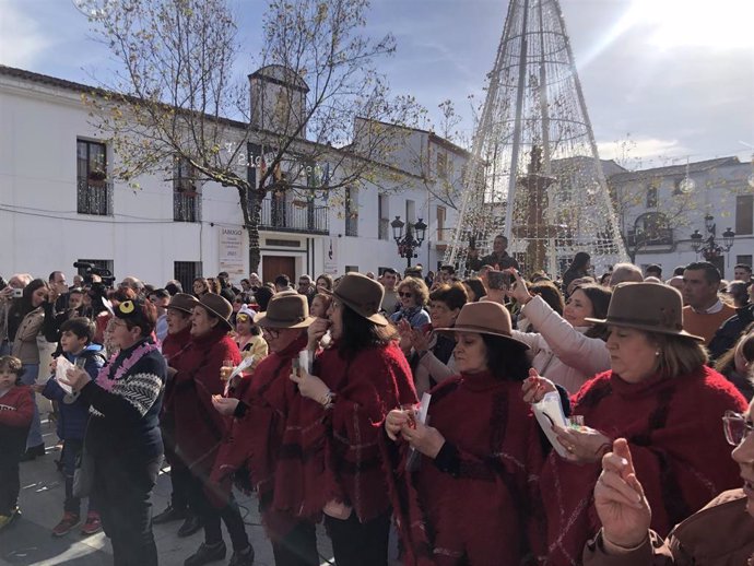 Archivo - Precampanadas de Jabugo (Huelva) en 2022.