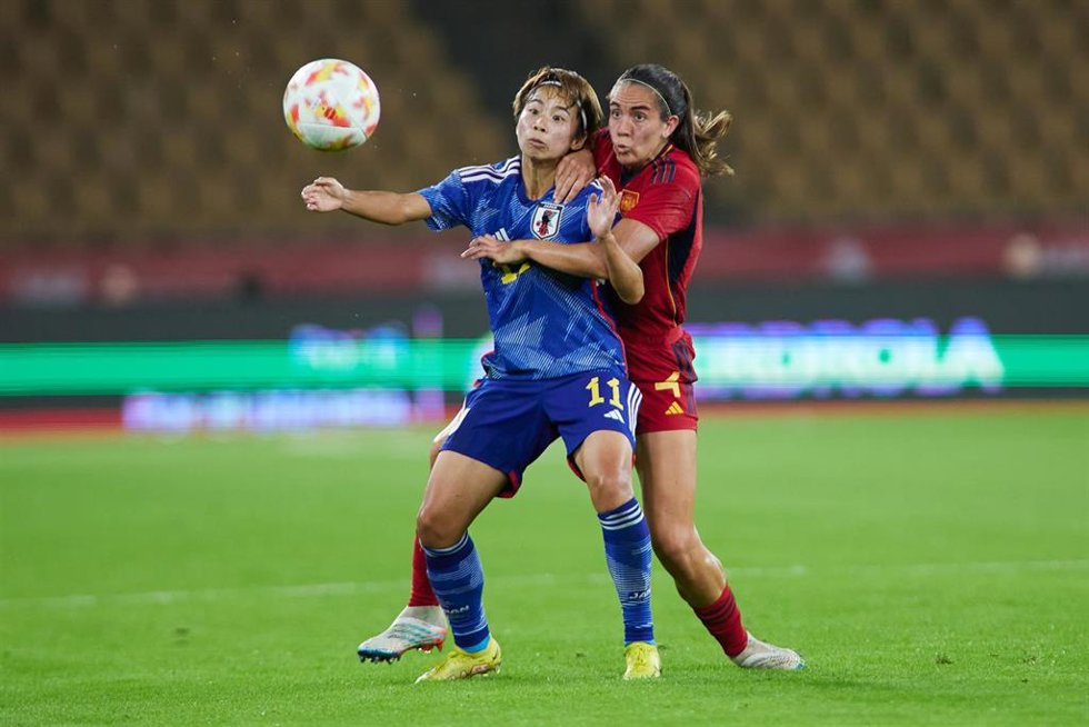 Archivo - Rocío Gálvez durante un partido de la Selección Española.