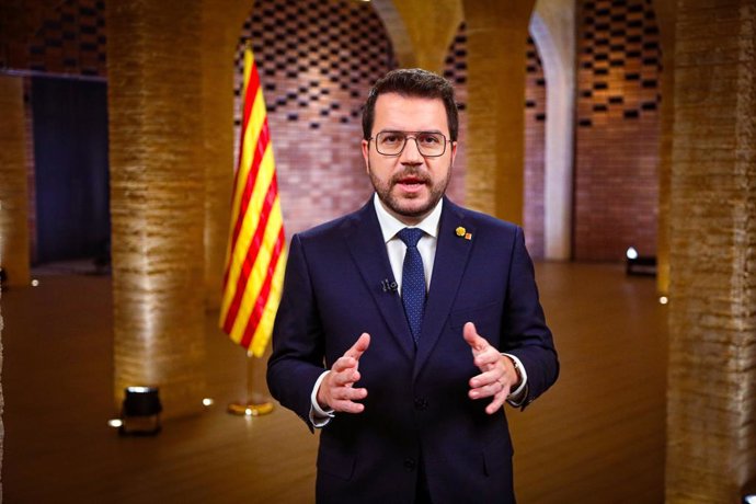 Archivo - Aragons durante su discurso