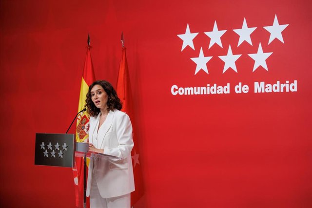 Isabel Díaz Ayuso, presidenta de la Comunidad de Madrid, hace balance del año 2023