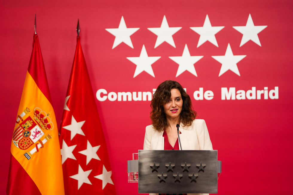 Isabel Díaz Ayuso, presidenta de la Comunidad de Madrid, hace balance del año 2023