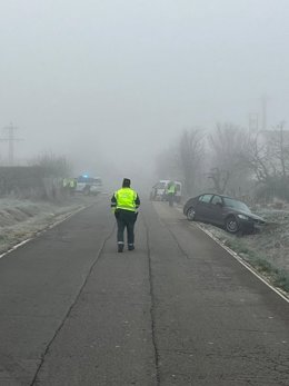 Un hombre de 63 años ha resultado herido tras una colisión frontal entre dos vehículos en la carretera NA-6830.