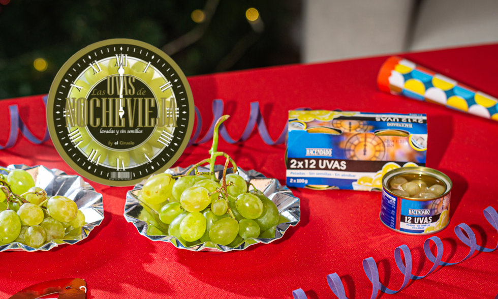 Uvas de reloj de Mercadona