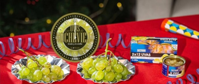 Uvas reloj de Mercadona