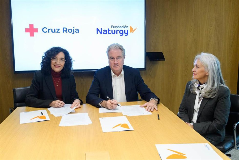 NATURGY. FIRMA ACUERDO CRUZ ROJA