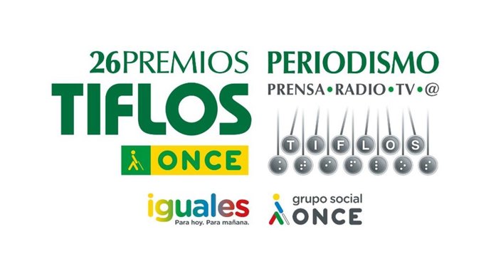 El Grupo Social ONCE tiene abierta la convocatoria de sus XXVI Premios Tiflos de Periodismo