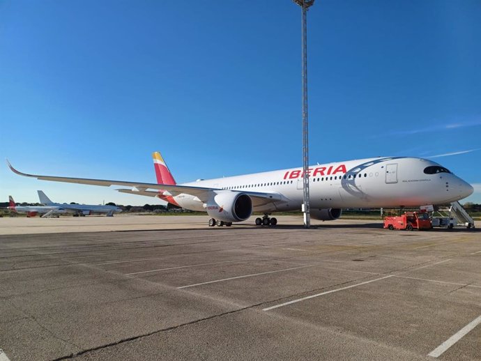 Real Academia Española, el nuevo Airbus A350 que Iberia incorpora a su flota