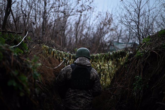 Un soldado ucraniano en Donetsk, imagen de archivo.