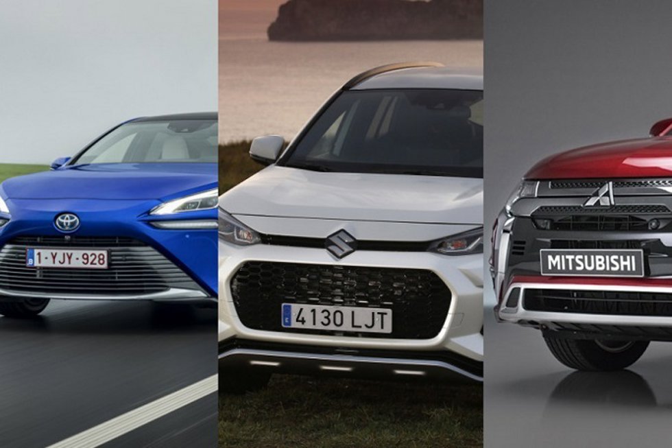 Archivo - Toyota, Suzuki y Mitsubishi
