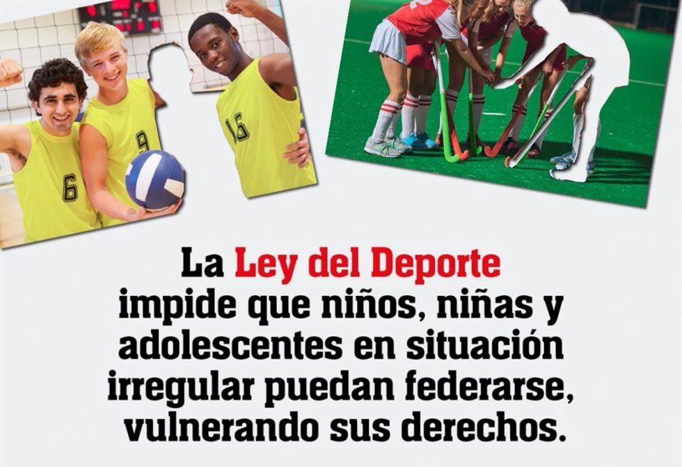 Imagen de la campaña de la Plataforma de Infancia 'Equipo Incompleto'.