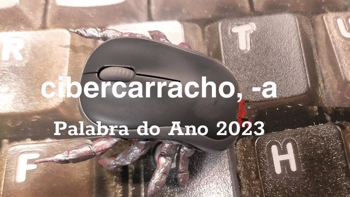 "Cibercarracho, -a,", escogida por votación popular como Palabra do Ano 2023 en Galicia