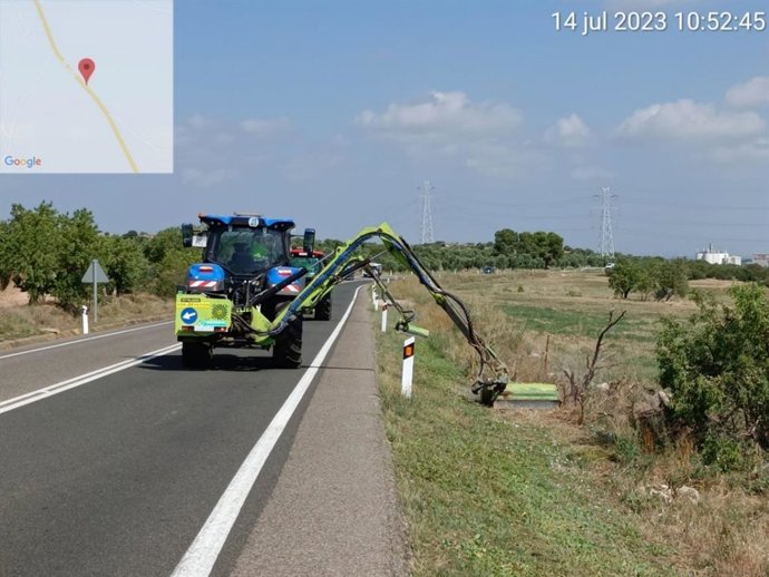 Obras de mejora de carreteras del Estado en Lleida