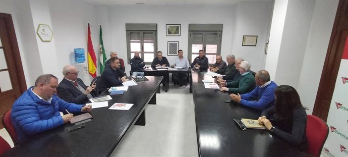 Reunión de las organizaciones agrarias de Huelva.
