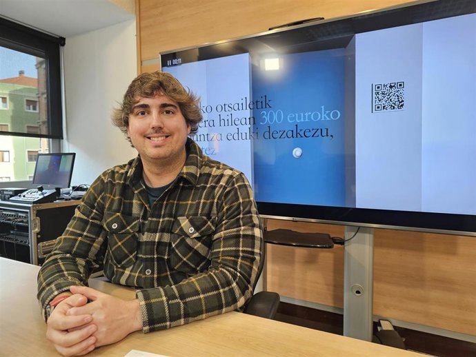 El concejal de Juventud de Barakaldo, Jonathan Martín.