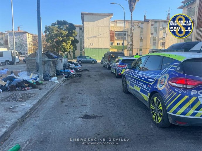 Uno de los momentos del operativo