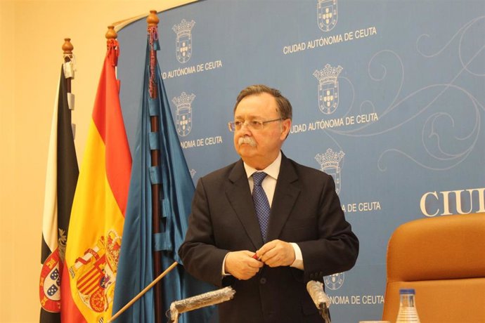 Archivo - El presidente del Gobierno de Ceuta, Juan Vivas (PP), archivo 