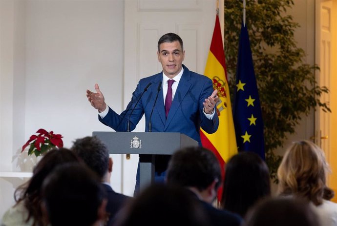 El presidente del Gobierno, Pedro Sánchez