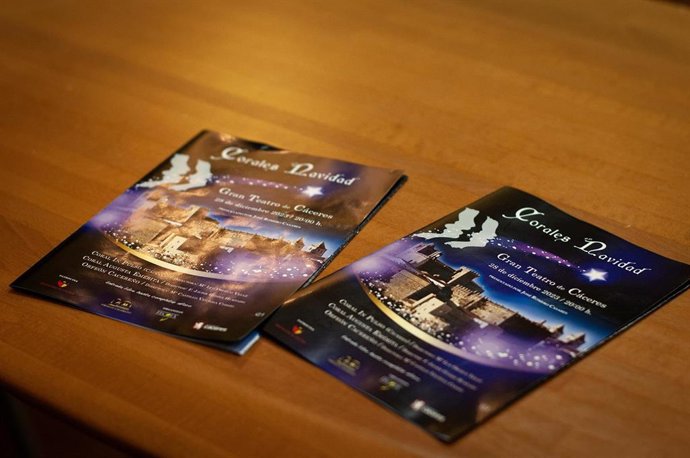 Nota Todo Preparado En El Gran Teatro De Cáceres Para El Encuentro Corales En Navidad