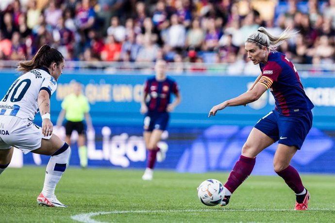 Archivo - Alexia Putellas durante un partido con el FC Barcelona