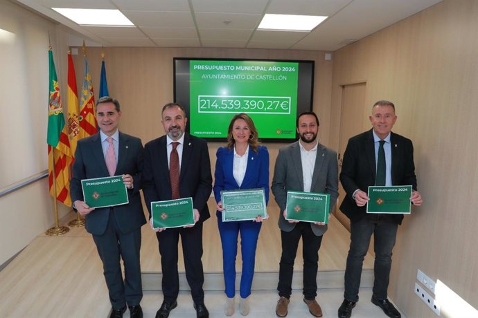 Presentación de los presupuestos de 2024 del Ayuntamiento de Castelló de la Plana